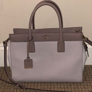 Kate Spade Candace Leather Satchel Mauve